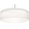 Afx Anton 30in. Medium Base Pendant, Satin Nickel Finish, Linen White Shade ANP3044MBSN-LW - alternate 1